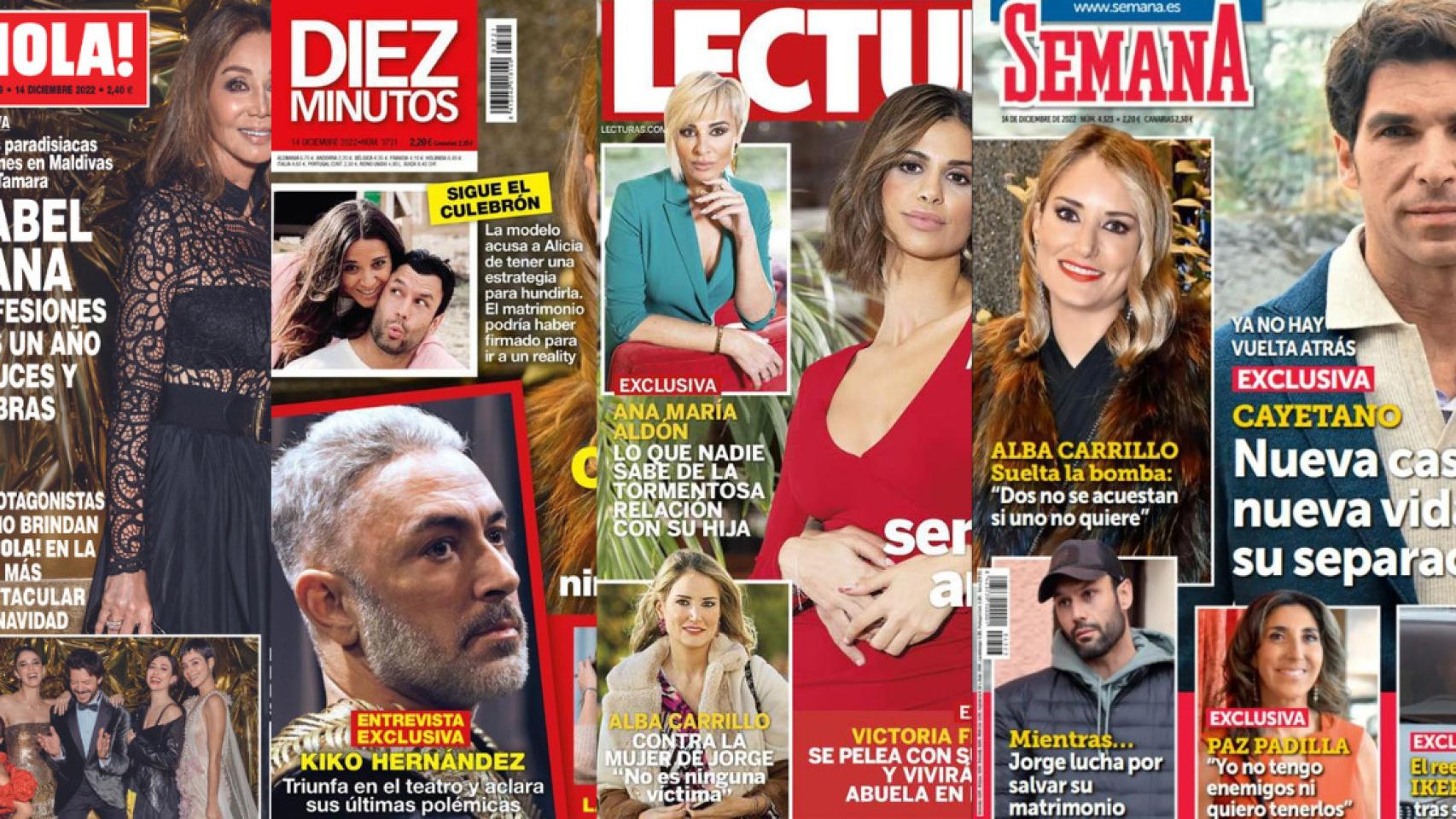 Las revistas del corazón.