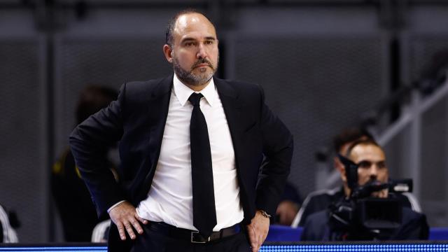 Chus Mateo durante un partido del Real Madrid