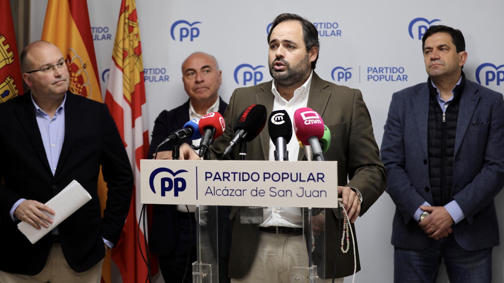 Paco Núñez en Alcázar de San Juan (Ciudad Real). Foto: PP CLM.