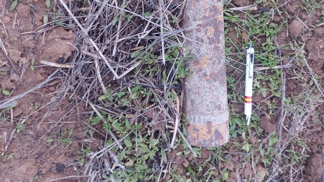Un agricultor encuentra un artefactos explosivo en un pueblo de Guadalajara