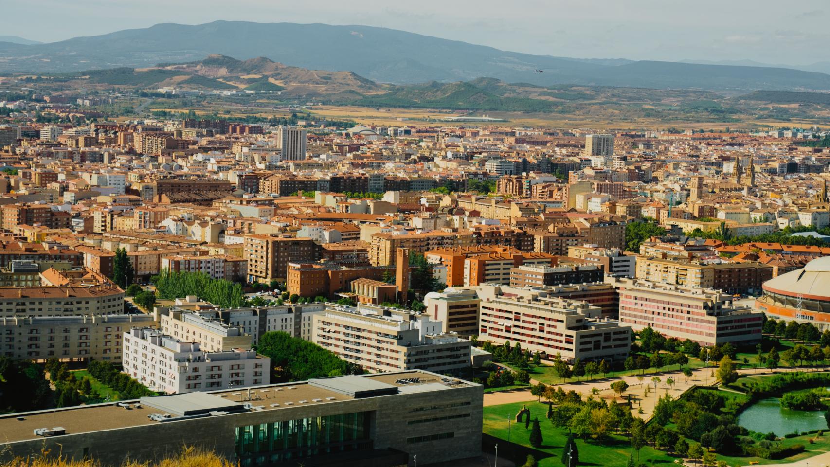 Vista panorámica de Logroño.