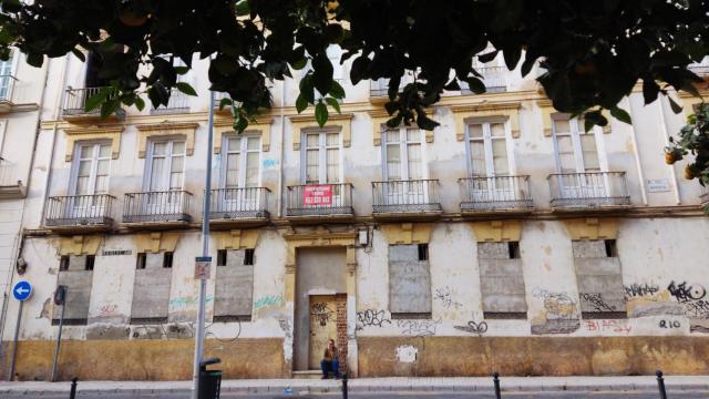 Imagen de archivo de los edificios 3 y 5 de la calle Mariscal, en Málaga.