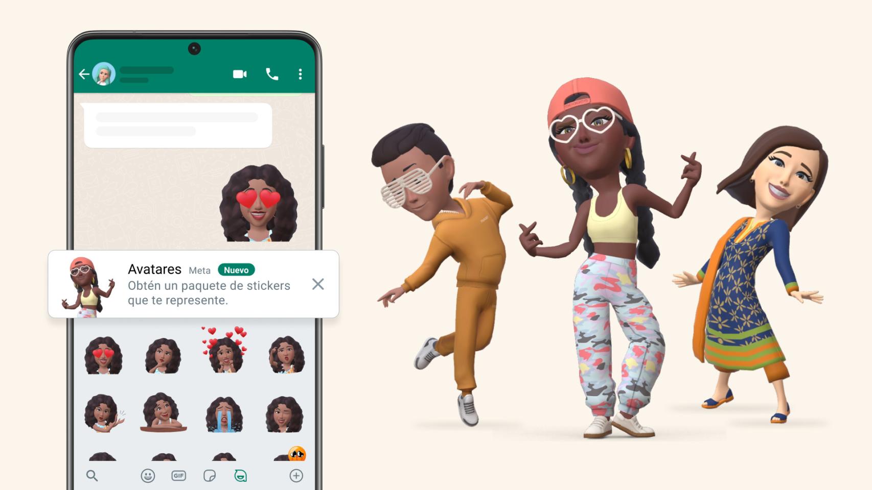 Avatares de WhatsApp
