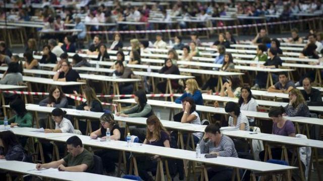 Aspirantes a una oposición, en imagen de archivo.