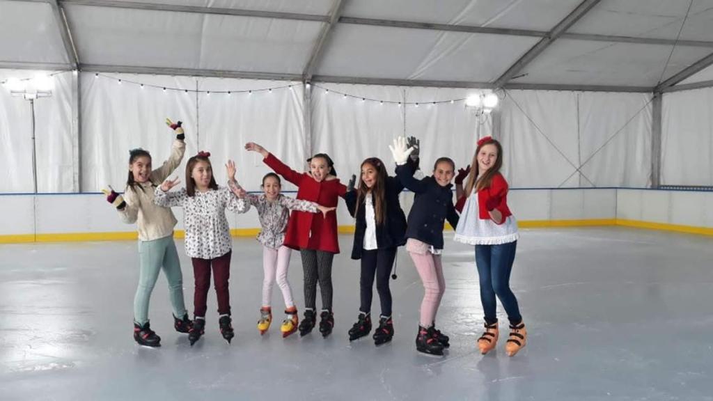 La pista de hielo se abre este sábado en la Plaza de Toros.