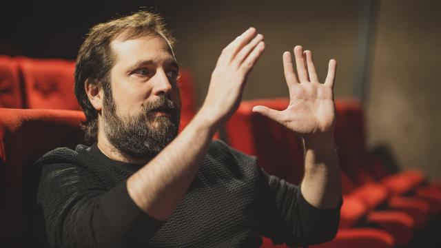 Carlos Vermut, en los cines Princesa. Foto: Sara Fernández