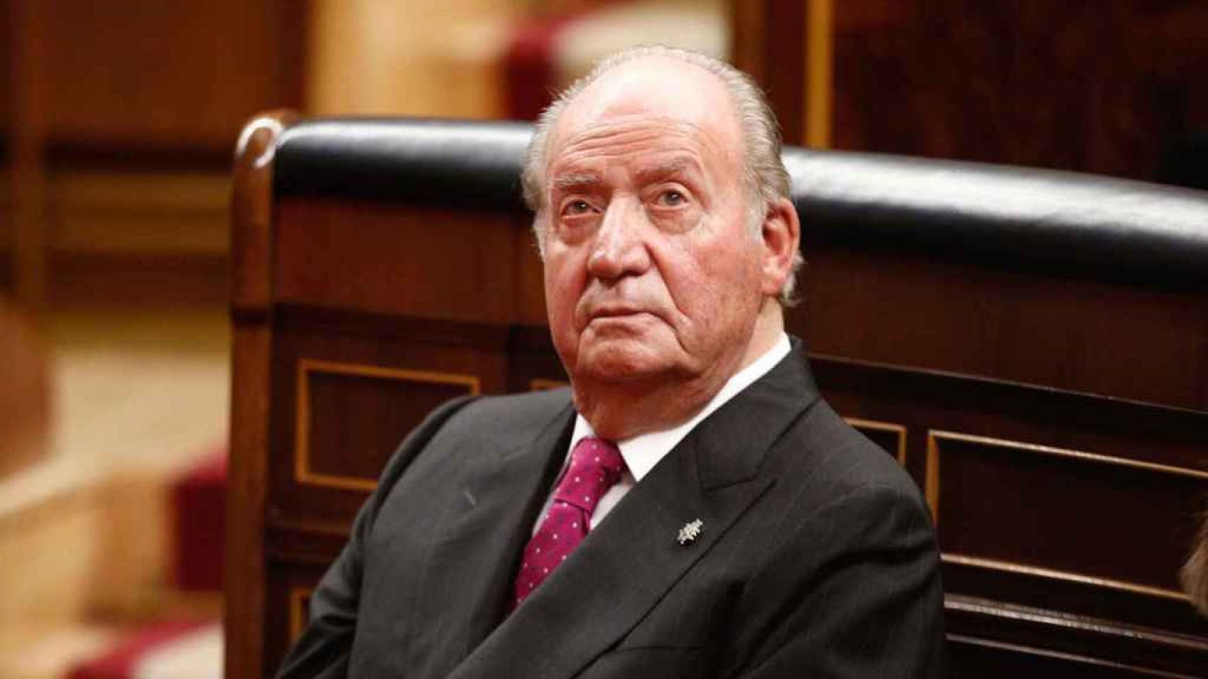 El rey emérito en el Congreso de los Diputados en imagen de archivo.