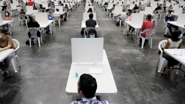 Unas oposiciones en la Comunidad Valenciana, en imagen de archivo.