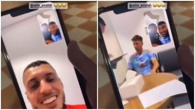 La polémica burla del marroquí Amallah a Marcos Llorente en el control antidoping