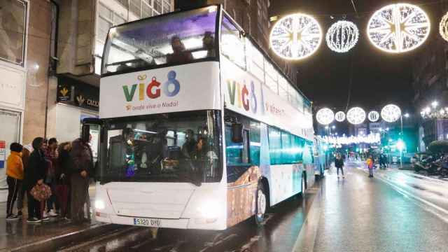 Imagen del NadalBus de Vigo.