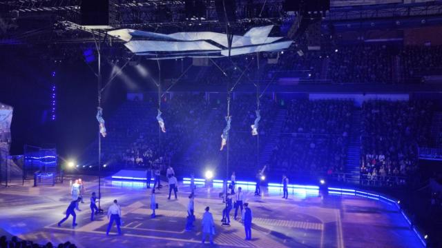 Escena de Crystal del Circo del Sol.