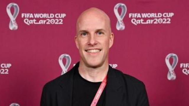Grant Wahl, durante el Mundial de Qatar