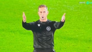 Alberola Rojas en el Getafe - Chivas. Foto: Twitter @PavelFernandez_.