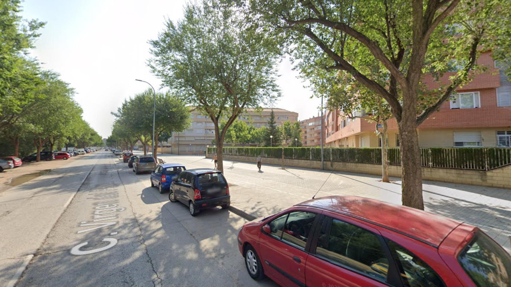 Calle Virgen del Pilar de Albacete. Foto: Google Maps.