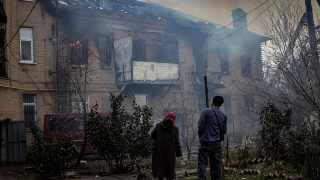 Edificios destruidos en Bakhmut