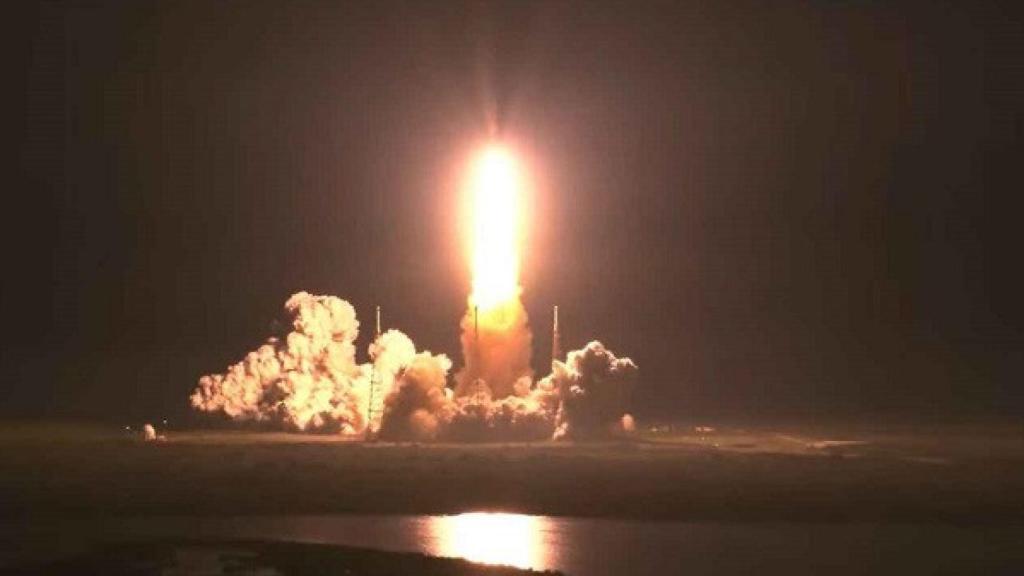 Momento de despegue de la misión Artemis. Foto: NASA