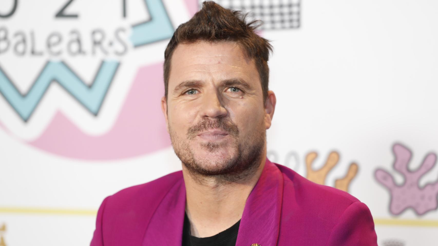 Dani Martín durante unos premios de música.