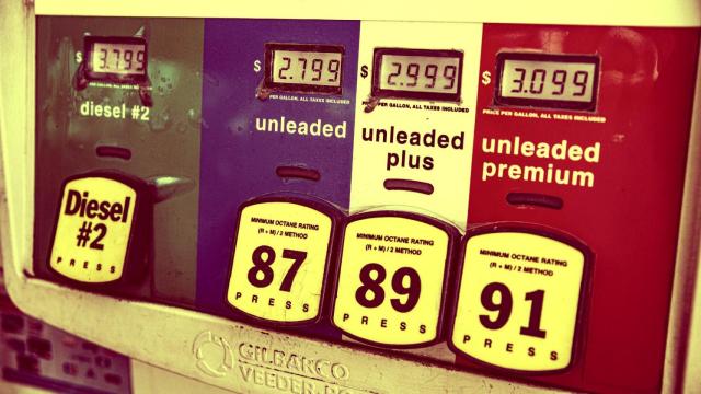 Una gasolinera en EEUU.