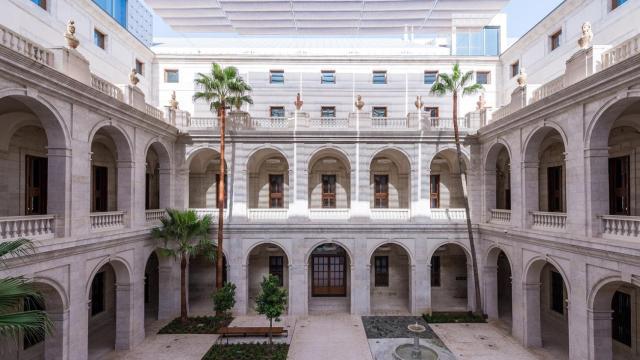 Interior del Museo de Málaga.