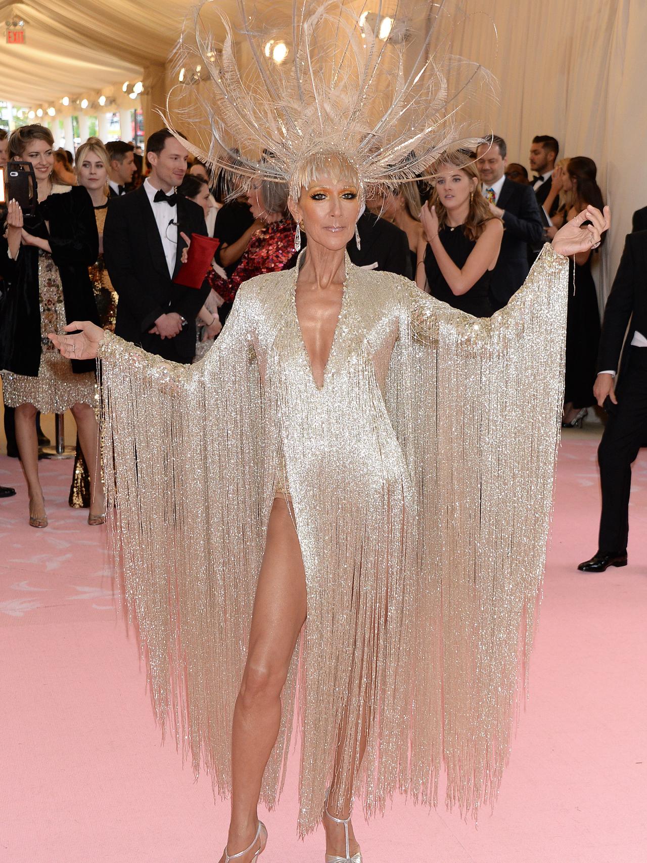 Celine Dion en la MET Gala de 2019