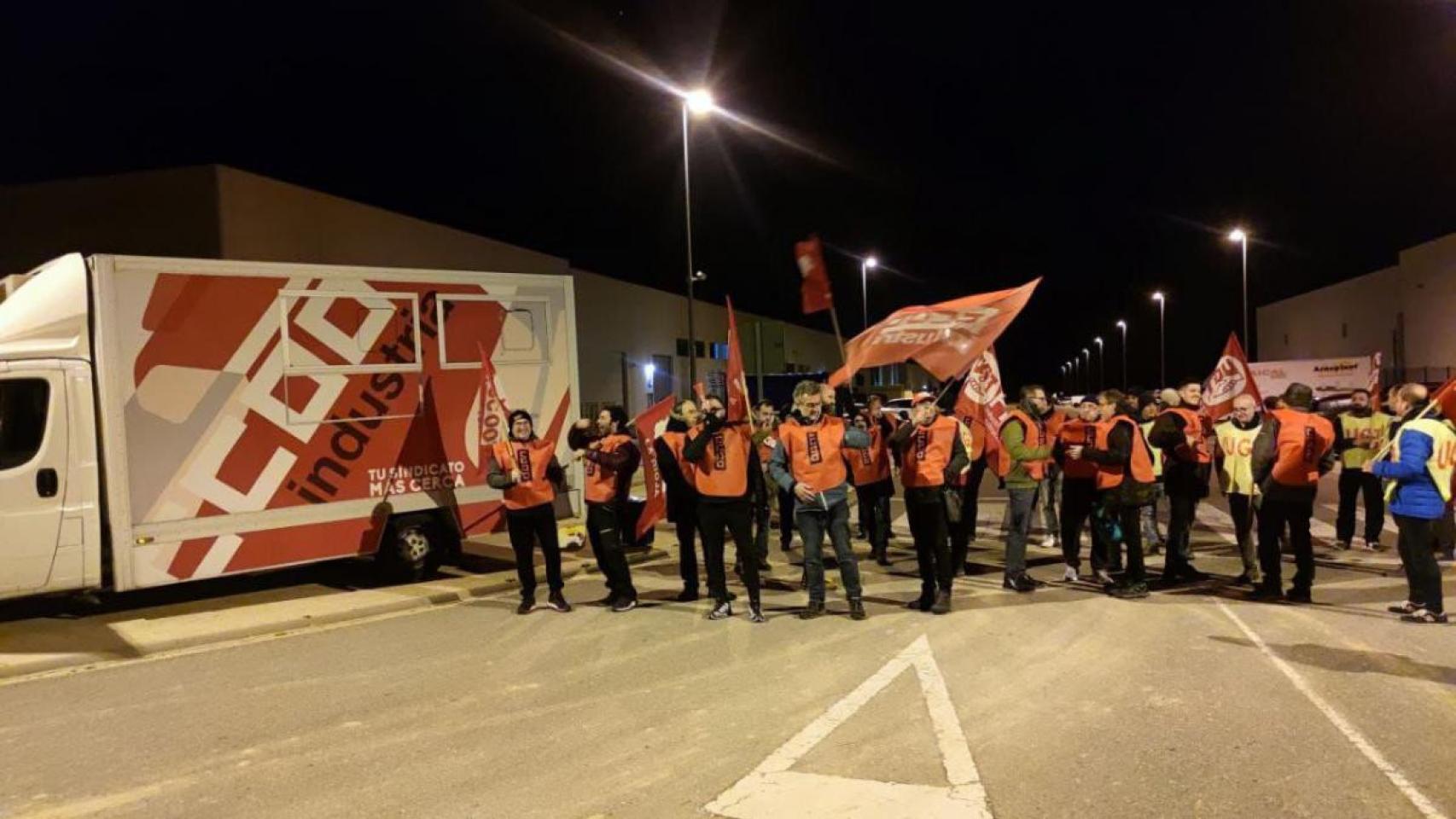 La pasada huelga en una imagen de CC. OO.