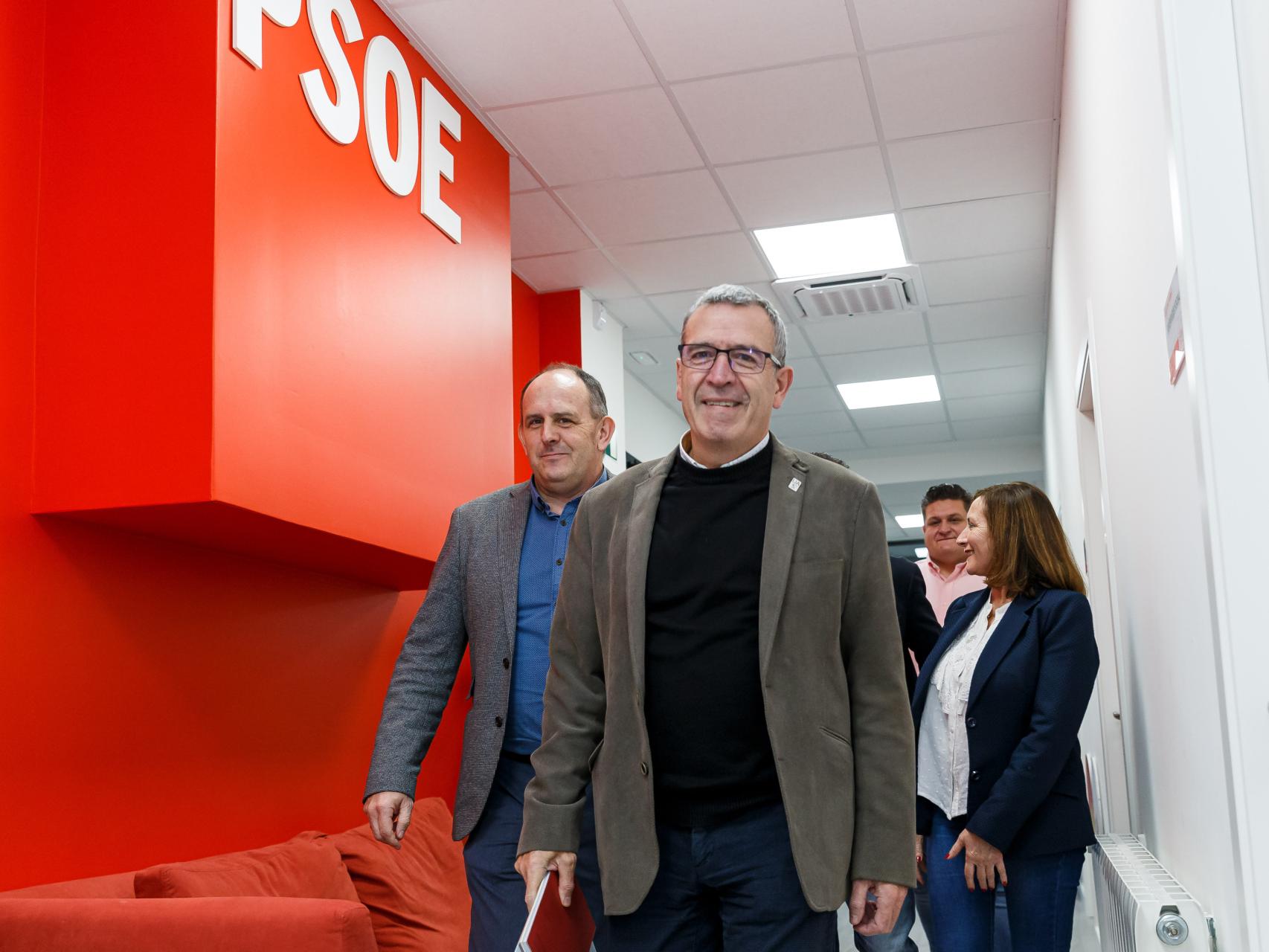 El secretario general para el Reto Demográfico, Francesc Boya, antes de su rueda de prensa de este lunes en Segovia.