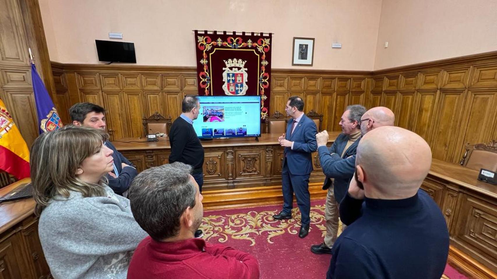 Presentación de la nueva web del Ayuntamiento de Palencia.