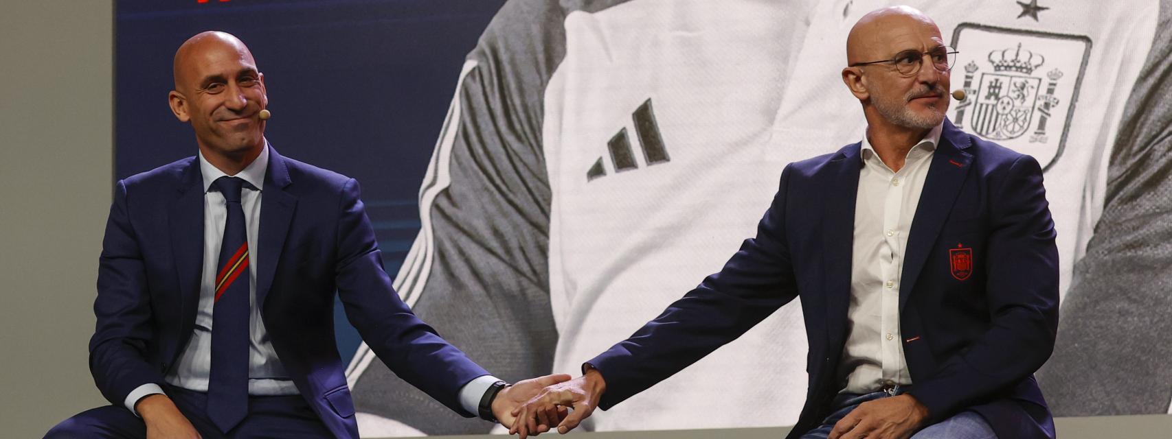 Luis Rubiales y Luis de la Fuente