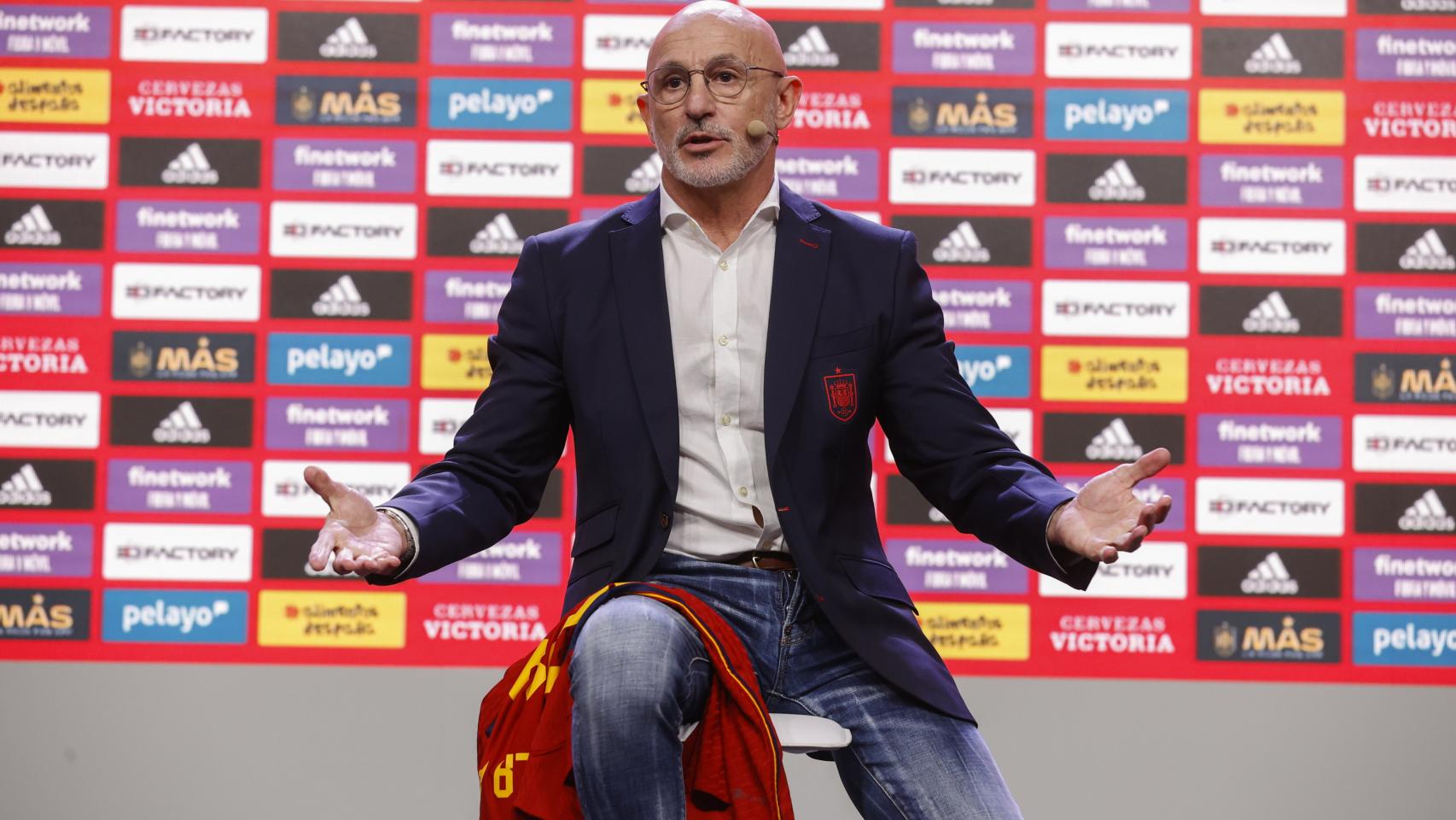 Luis de la Fuente su primera rueda de prensa como seleccionador.