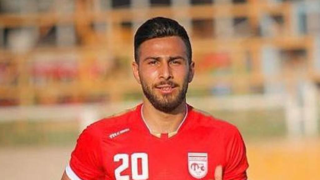 Amir Nasr-Azadani, durante su carrera como futbolista.
