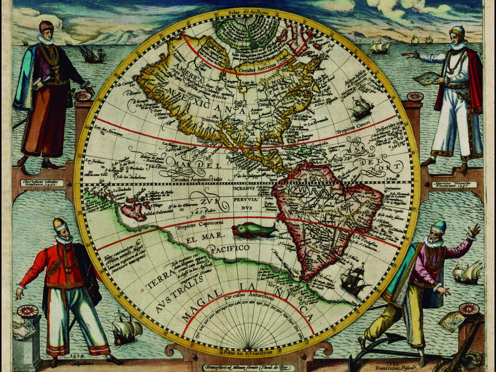 Los historiadores han continuado revisando este año en varios libros el pasado de la presencia española en el continente americano. Foto: Theodor de Bry