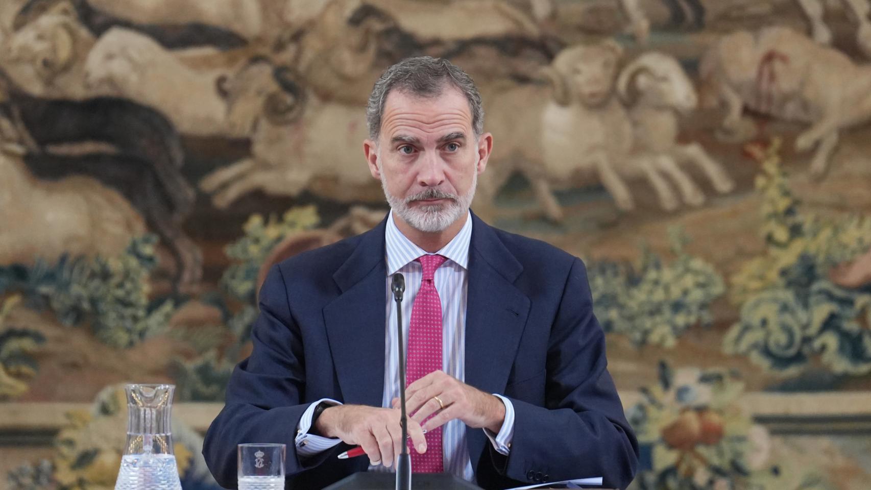El Rey Felipe VI preside la reunión del patronato de la Fundación pro Real Academia Española