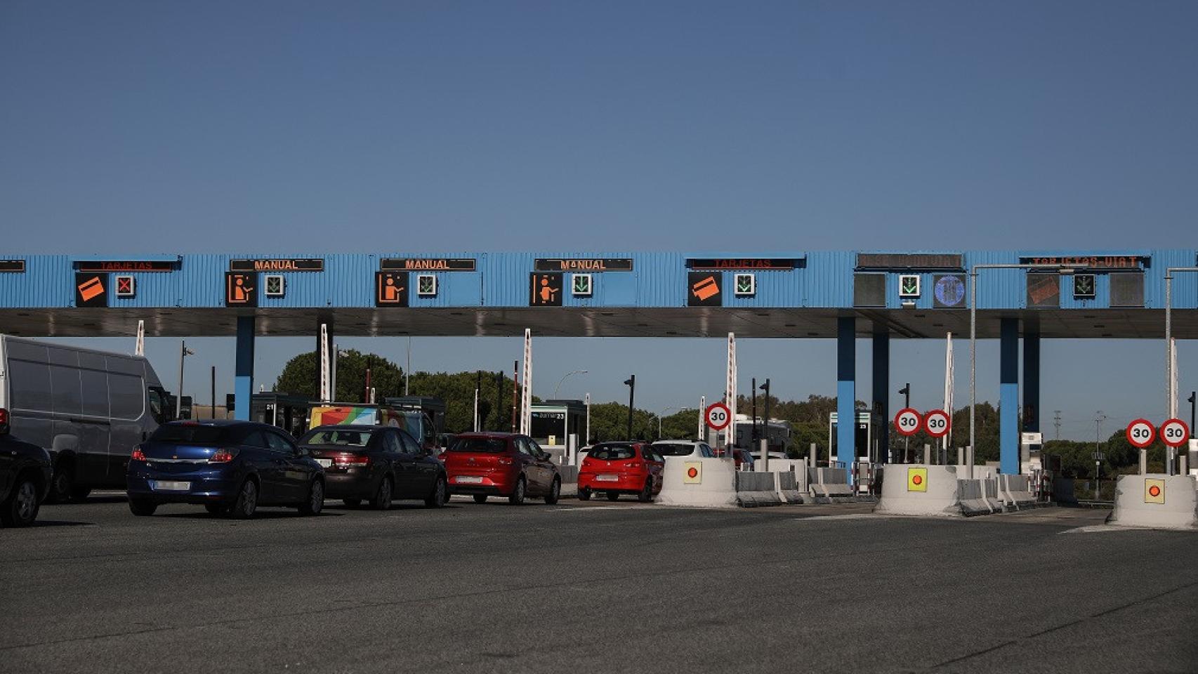 Imagen de archivo del peaje de la carretera que une Sevilla y Cádiz.