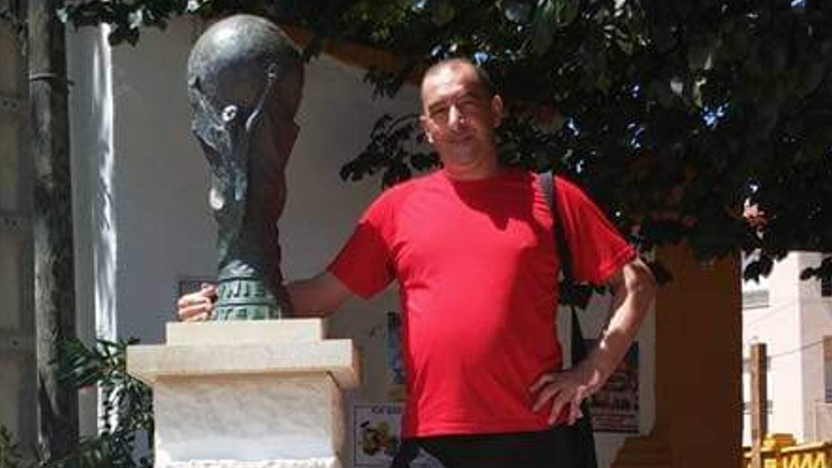 El difunto Yves José García García, en una foto cedida por su hija, en la localidad manchega de Fuentealbilla.
