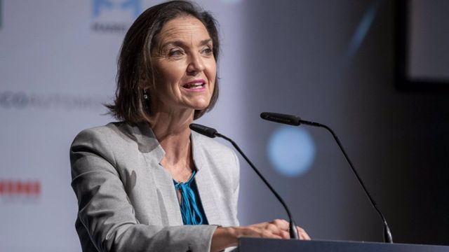 La ministra de Industria, Comercio y Turismo, Reyes Maroto.