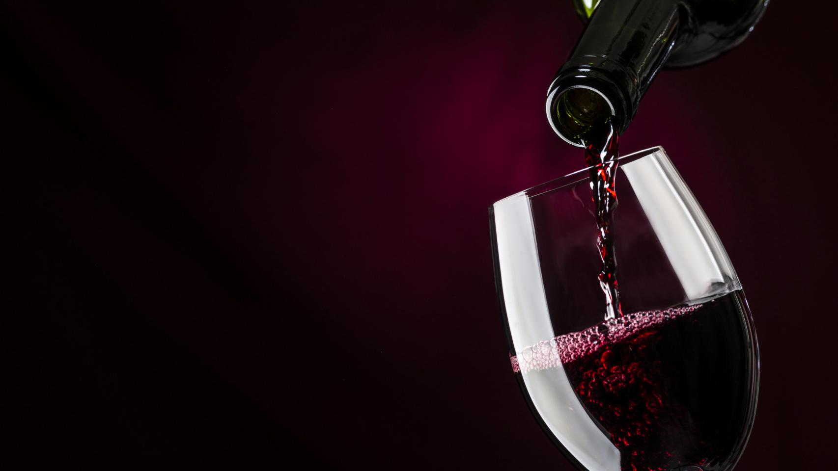 Imagen de archivo copa de vino