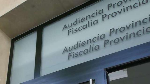 La fachada de la Audiencia de Alicante.