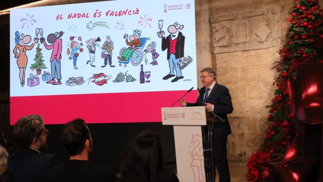 Ximo Puig, en la ptresentación de la campaña este martes.