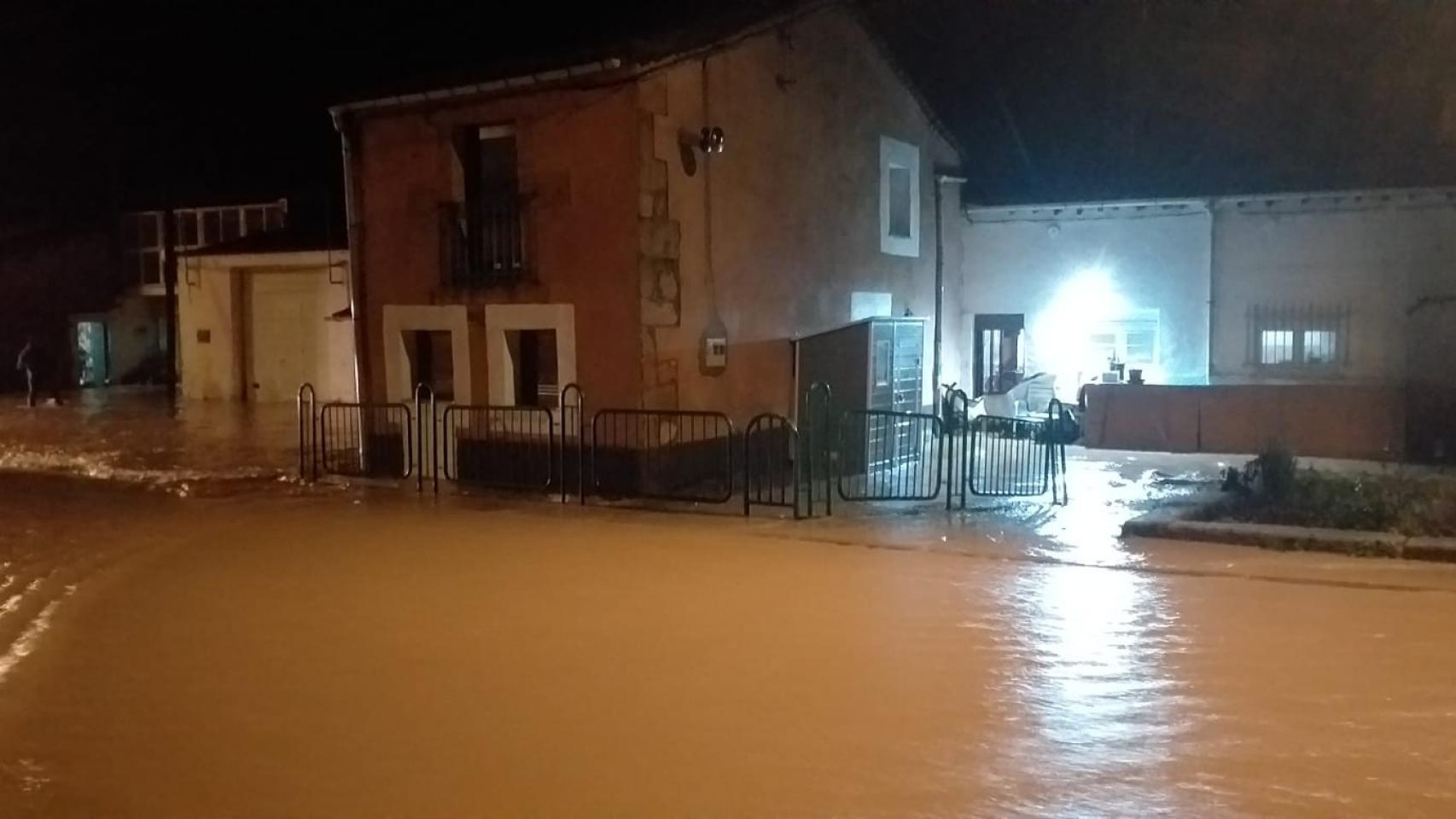 Imagen de archivo de San Marcial en las anteriores tormentas sufridas en la provincia