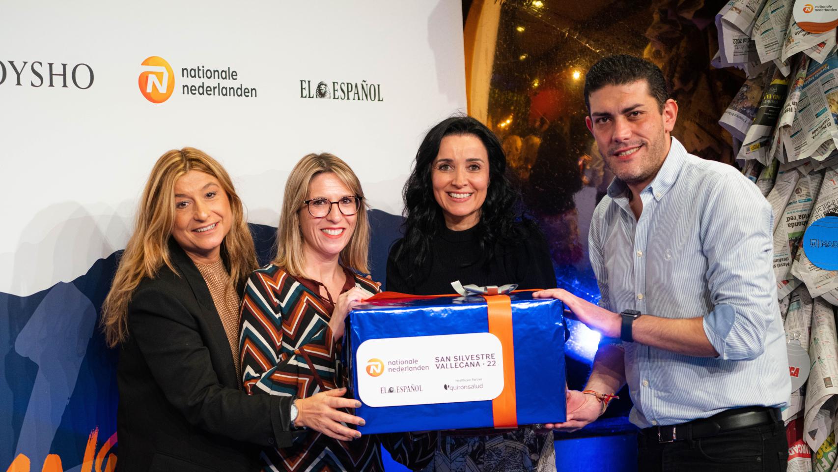 Cruz Sánchez de Lara, vicepresidenta de EL ESPAÑOL y editora de ENCLAVE ODS y MagasIN, Jorge Calabrés, jefe de Deportes de EL ESPAÑOL, Sofía Martín, jefa de Marketing de EL ESPAÑOL, y Veronica Milo, jefa de Producto de EL ESPAÑOL