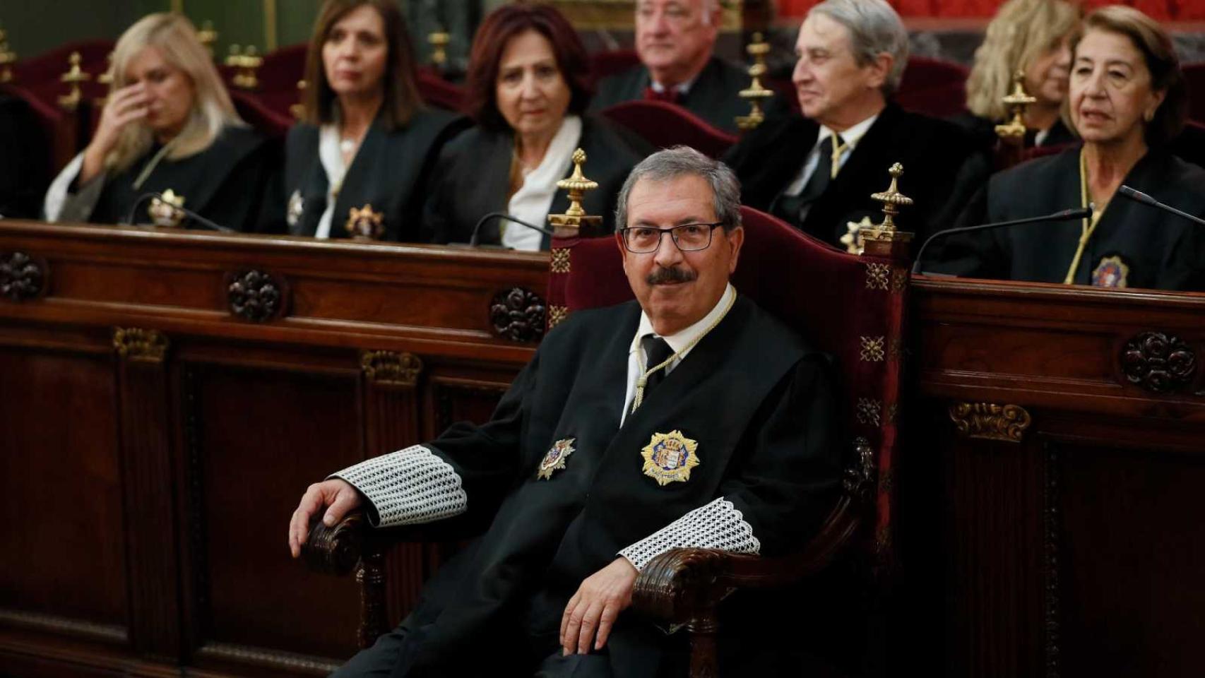 Rafael Mozo, en un acto en el Tribunal Supremo.