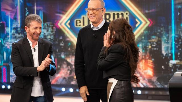 Tom Hanks en su paso por 'El Hormiguero'.