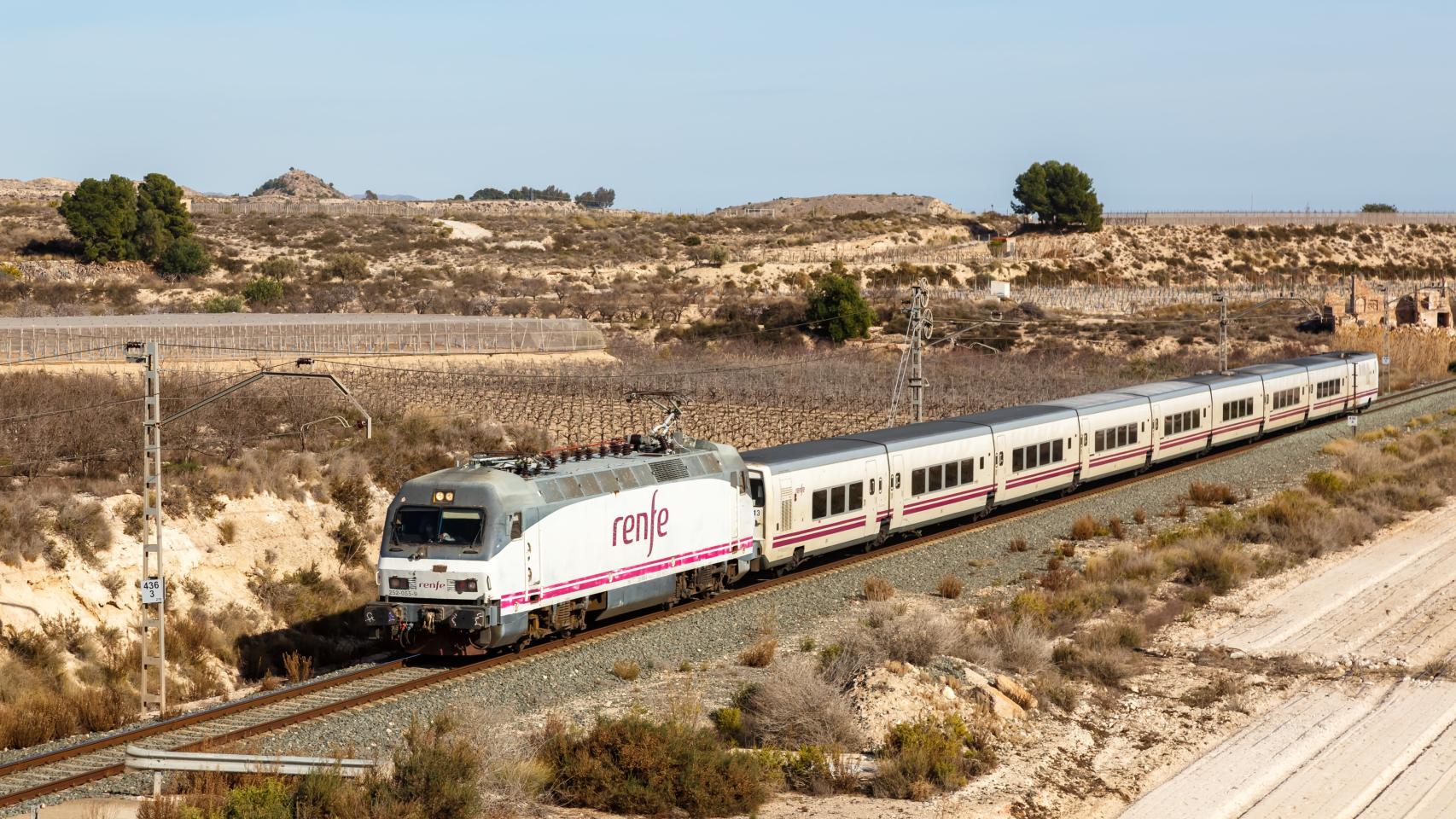 Imagen de archivo de un tren de RENFE.