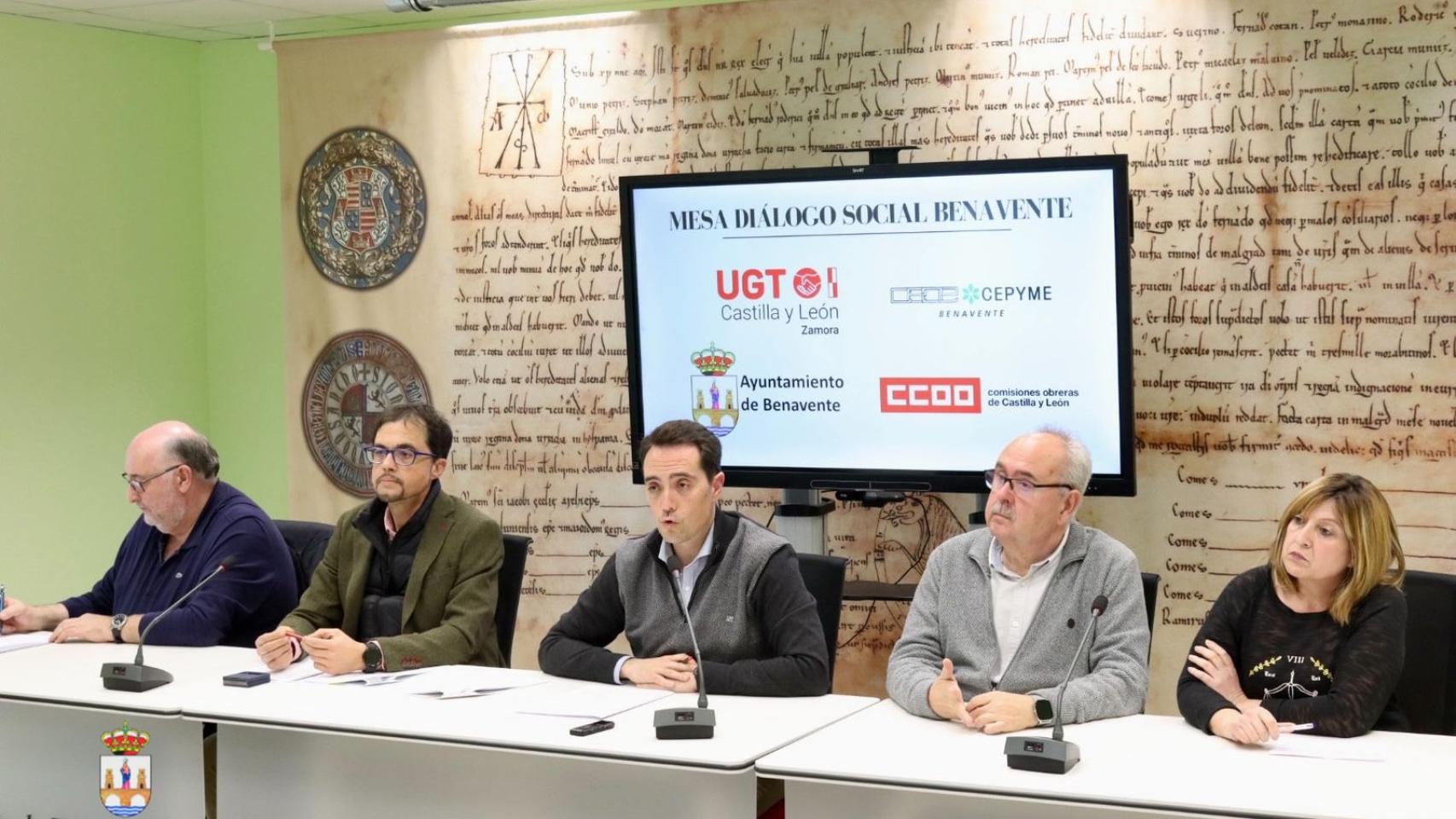 La Mesa del Diálogo Social de Benavente.