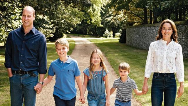 El Christmas oficial de Guillermo y Kate.