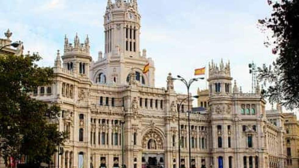 El Palacio de Cibeles, sede del Ayuntamiento de Madrid.