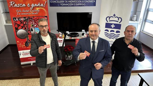 Presentación de la campaña ‘Rasca e gaña’.