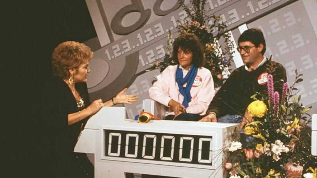 Mayra Gómez Kemp en el 'Un, dos, tres'