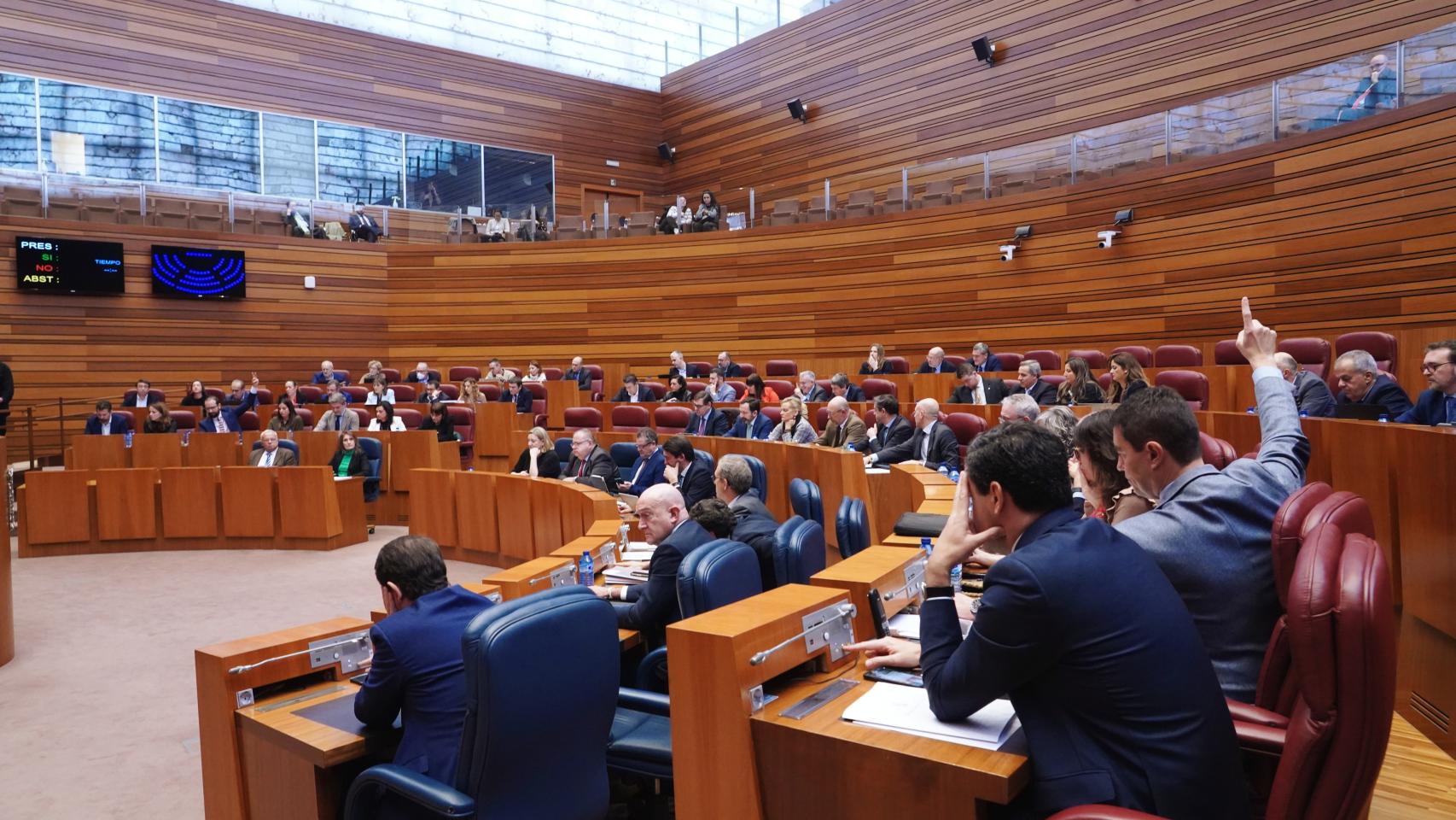 Imagen de un pleno de las Cortes