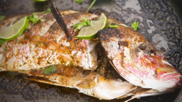 Receta de besugo al horno.